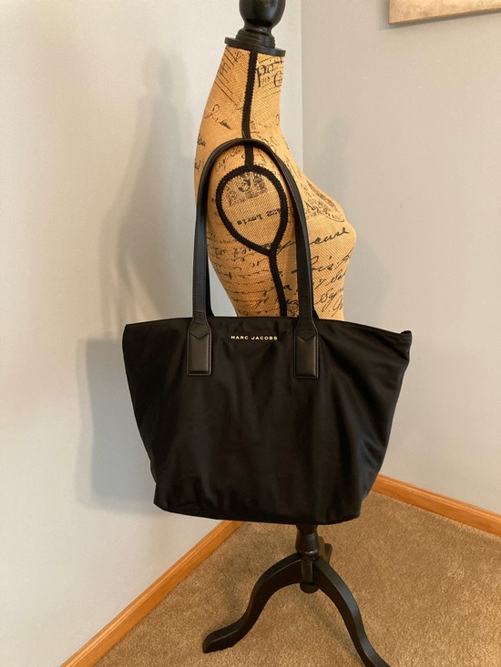 Marc Jacobs Handbags - Marc Jacobs Black Nylon Tote Bag with Logo